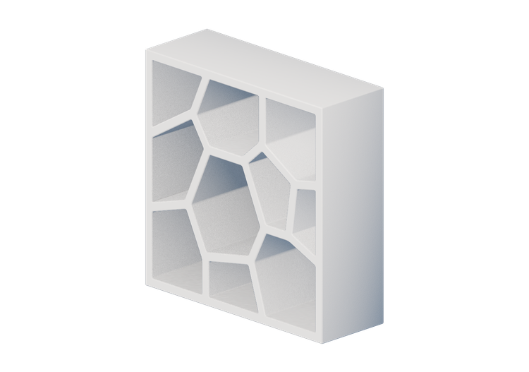 Librerías y Contenedores 3D - Librería de plástico - Horm -... Librerías y Contenedores 3D - Librería de plástico - Horm -...