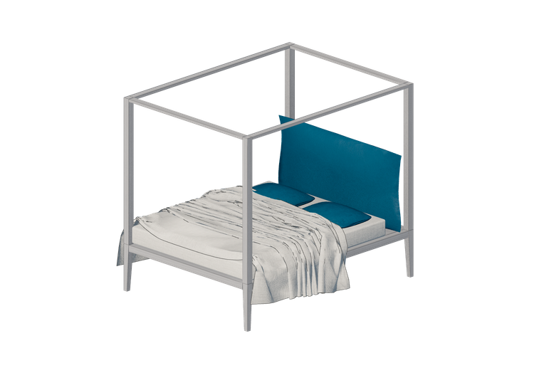 Beds and Side Cabinets 3D - Double Bed - Horm - Moheli... Beds and Side Cabinets 3D - Double Bed - Horm - Moheli...