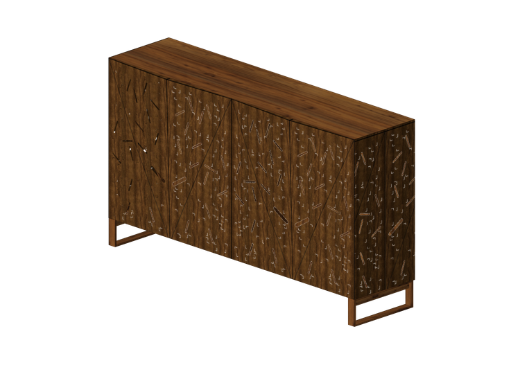 Armoires 3D - Commode en bois - Horm - Riddled Front - Horm Armoires 3D - Commode en bois - Horm - Riddled Front - Horm