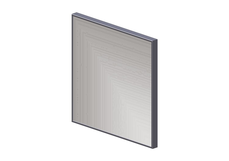 Specchi 3D - Specchio in alluminio - Horm - Ute Minimal -... Specchi 3D - Specchio in alluminio - Horm - Ute Minimal -...