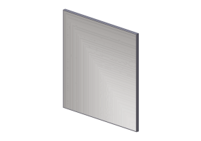 Specchi 3D - Specchio in alluminio - Horm - Ute Minimal