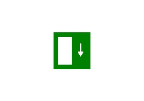 Zeichen - Rettungsweg/Notausgang (3)