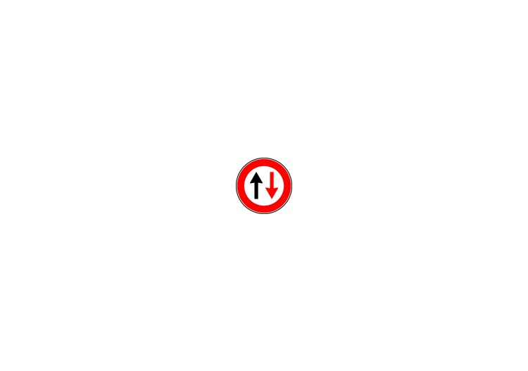 标志 - 交替单行道 - ACCA software