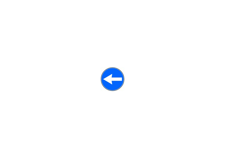 Signaux - Obligation de tourner à gauche - ACCA software