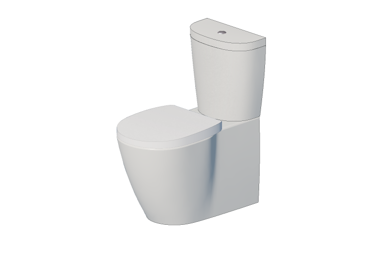 Vasos 3D - Vaso sanitário de chão - Ideal Padrão - Connect... Vasos 3D - Vaso sanitário de chão - Ideal Padrão - Connect...