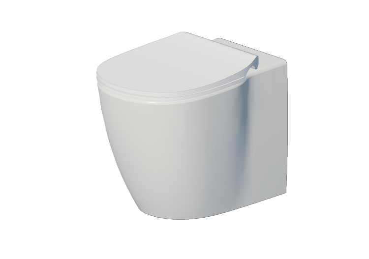 Vasos 3D - Vaso sanitário de chão - Ideal Padrão - Connect... Vasos 3D - Vaso sanitário de chão - Ideal Padrão - Connect...