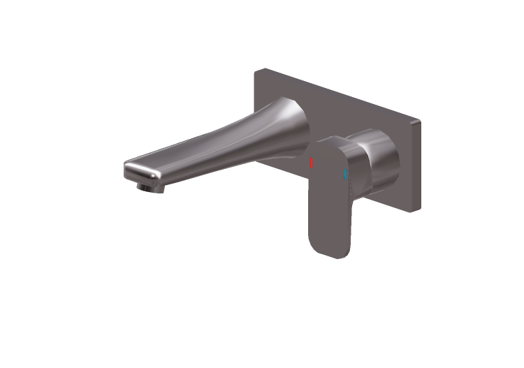 3D Taps - Wall-mounted mixer for washbasins - Ideal... 3D Taps - Wall-mounted mixer for washbasins - Ideal...