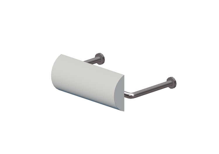 Accesorios 3D - Barra de apoyo con cojín - Ideal standard -... Accesorios 3D - Barra de apoyo con cojín - Ideal standard -...