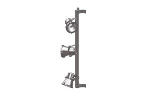 Lampe &agrave; parois 3D - Projeteurs et support pour installation &agrave; paroi - iGuzzini &ndash; MultiWoody \ MaxiWoody &Oslash;260