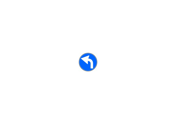 Signs - Notice of mandatory direction to the left - ACCA...