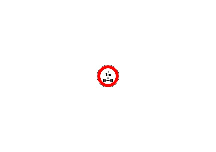 Signs - Passage forbidden to vehicles having a mass greater...