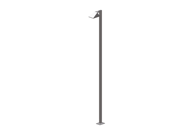 Farolas de calle 3D - Farola sobre poste alto 3,5m -... Farolas de calle 3D - Farola sobre poste alto 3,5m -...