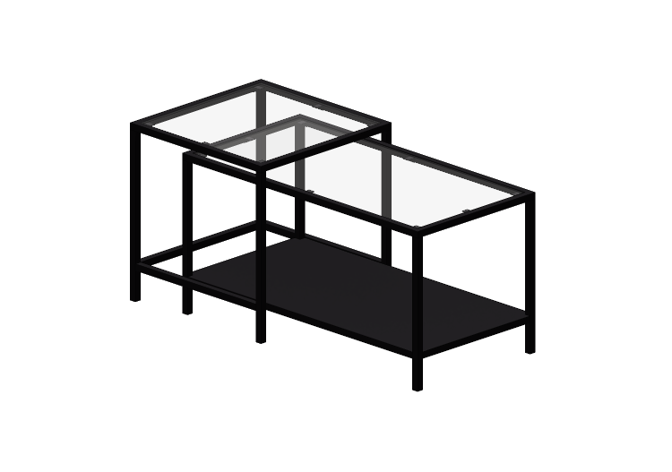 Mesas 3D - Composição de mesas de centro - Ikea - Vittsjö -... Mesas 3D - Composição de mesas de centro - Ikea - Vittsjö -...