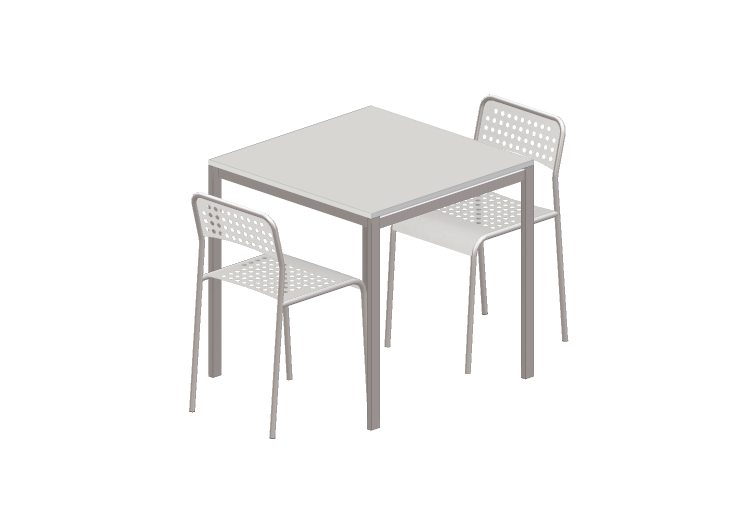 Tables 3D - Combinaison pour séjour - Ikea - Melltorp -... Tables 3D - Combinaison pour séjour - Ikea - Melltorp -...