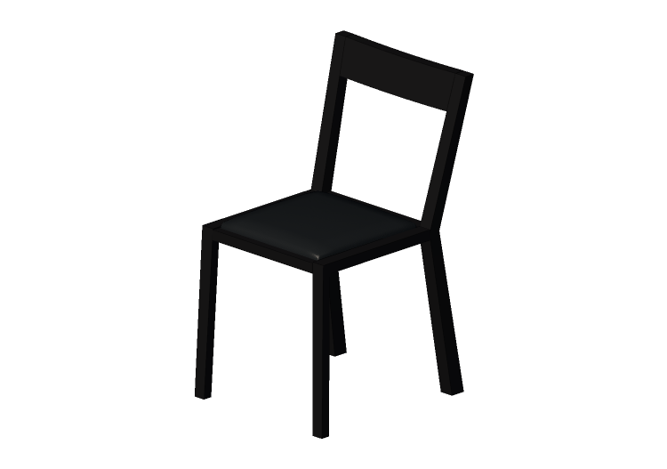 Sillas 3D - Silla de madera lacada - Ikea - Roger - IKEA Sillas 3D - Silla de madera lacada - Ikea - Roger - IKEA