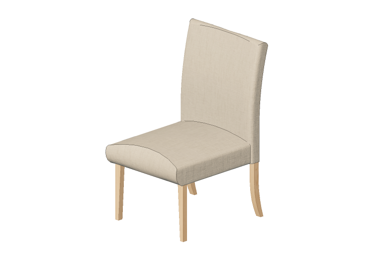 Sillas 3D - Silla de tela - Ikea - Henriksdal - IKEA Sillas 3D - Silla de tela - Ikea - Henriksdal - IKEA