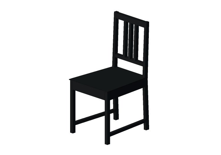 3D Stühle - Stuhl aus lackiertem Holz - Ikea - Stefan -... 3D Stühle - Stuhl aus lackiertem Holz - Ikea - Stefan -...