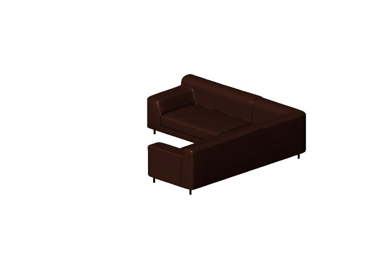 Divans 3D - Canapé en cuir - Ikea - Kramfors - IKEA Divans 3D - Canapé en cuir - Ikea - Kramfors - IKEA