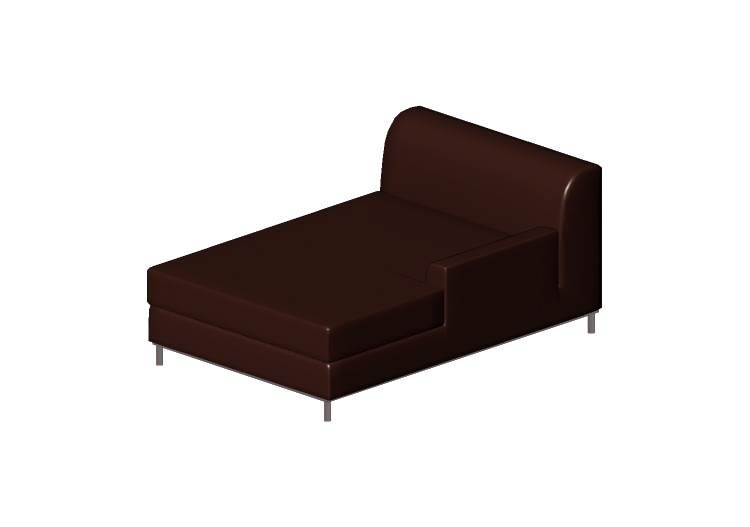 Poltronas y Sofás 3D - Chaise longue de cuero - Ikea -... Poltronas y Sofás 3D - Chaise longue de cuero - Ikea -...