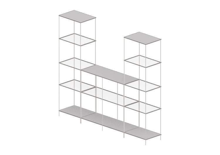 Estantes 3D - Composição de estantes - Ikea - Vittsjö -... Estantes 3D - Composição de estantes - Ikea - Vittsjö -...
