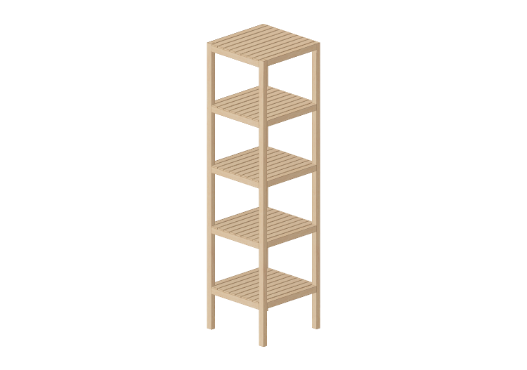 Librerie 3D - Scaffale in legno - Ikea - Molger - IKEA Librerie 3D - Scaffale in legno - Ikea - Molger - IKEA