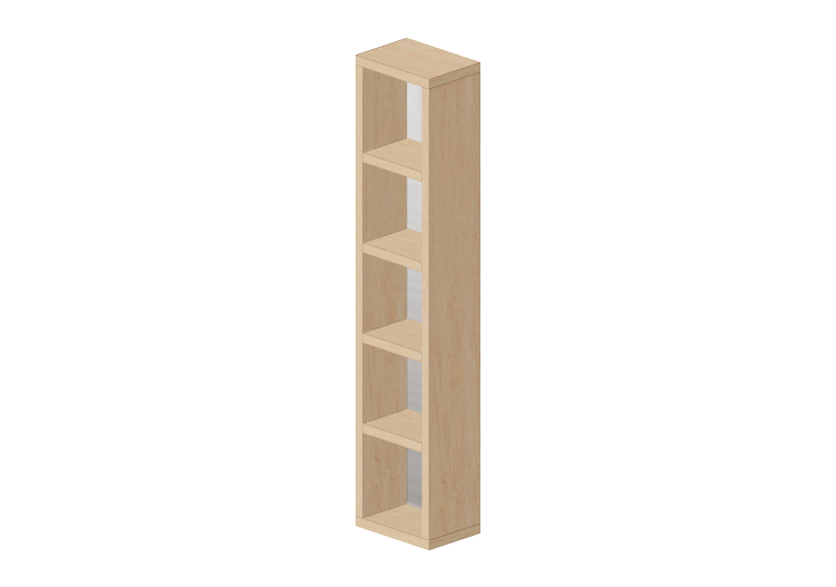 Librerie 3D - Scaffale con specchio in legno - Ikea -... Librerie 3D - Scaffale con specchio in legno - Ikea -...