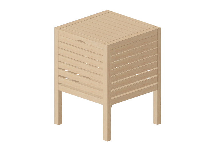 Estantes 3D - Banqueta de madeira - Ikea - Molger - IKEA Estantes 3D - Banqueta de madeira - Ikea - Molger - IKEA