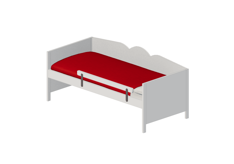 3D Betten und Nachttische - Kinderbett aus lackiertem Holz... 3D Betten und Nachttische - Kinderbett aus lackiertem Holz...