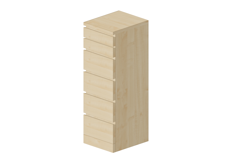 Armoires 3D - Commode en bois - Ikea - Malm - IKEA Armoires 3D - Commode en bois - Ikea - Malm - IKEA