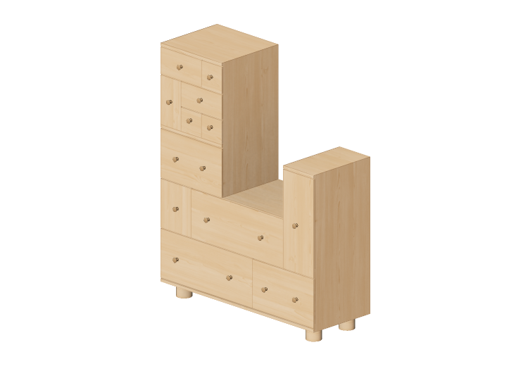 Armoires 3D - Commode en bois - Ikea - PS 2012 - IKEA Armoires 3D - Commode en bois - Ikea - PS 2012 - IKEA