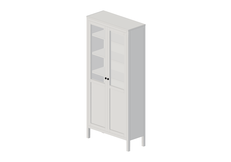 3D Furniture - Sideboard in lacquered wood - Ikea - Hemnes... 3D Furniture - Sideboard in lacquered wood - Ikea - Hemnes...