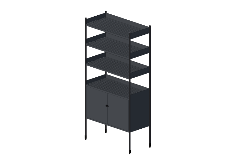 Muebles 3D - Aparador de madera lacada - Ikea - Hindo -... Muebles 3D - Aparador de madera lacada - Ikea - Hindo -...