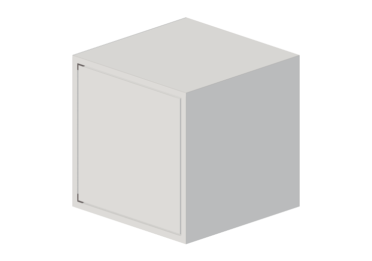 Móveis 3D - Móvel de madeira envernizada - Ikea - Eket -... Móveis 3D - Móvel de madeira envernizada - Ikea - Eket -...