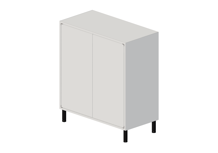 Muebles 3D - Mueble de madera lacada - Ikea - Eket - IKEA Muebles 3D - Mueble de madera lacada - Ikea - Eket - IKEA