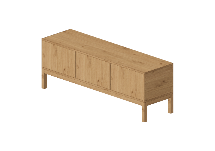 3D Möbel - TV-Möbel aus Holz - Ikea - Stockholm - IKEA 3D Möbel - TV-Möbel aus Holz - Ikea - Stockholm - IKEA