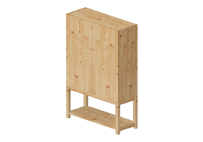 Mobili 3D - Mobile con base - Ikea - Ivar