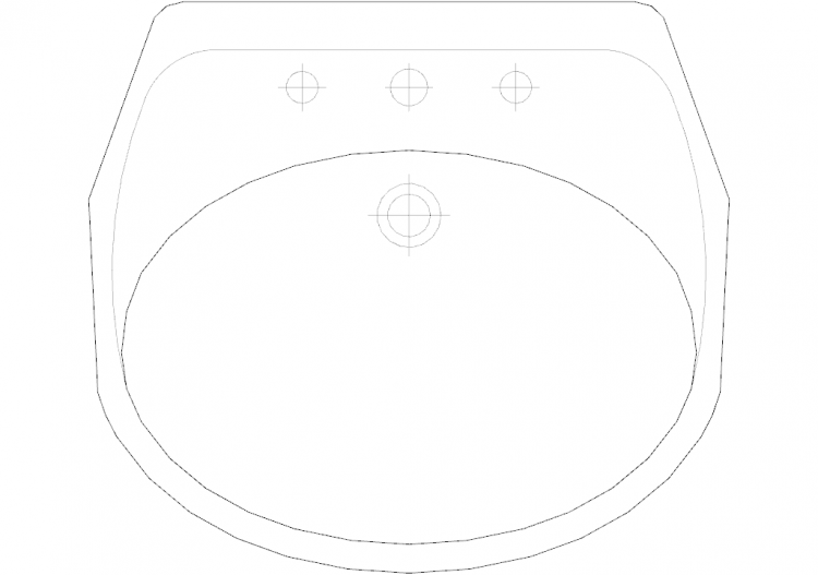 Sanitaires DWG - 2DT_080 - ACCA software