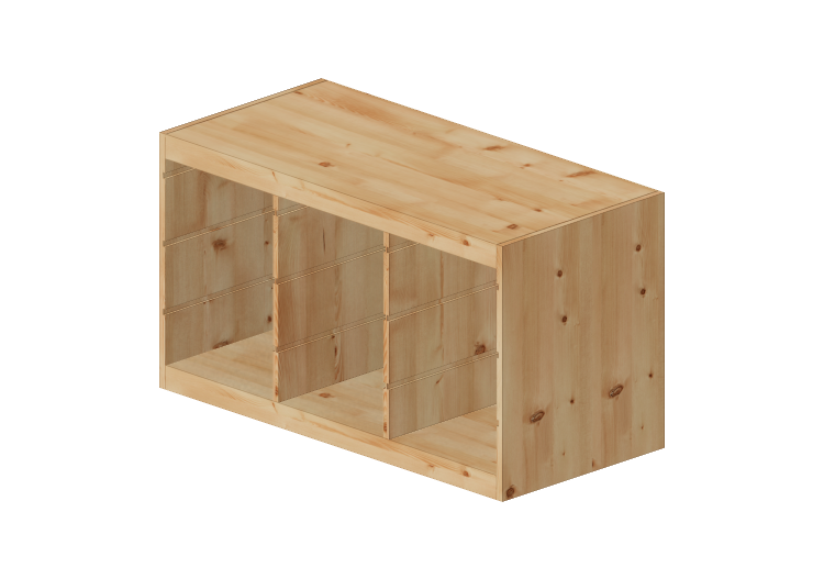 3D Furniture - Wooden Cabinet - Ikea - Trofast - IKEA 3D Furniture - Wooden Cabinet - Ikea - Trofast - IKEA