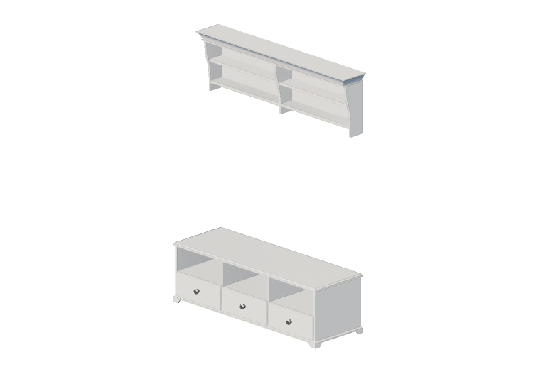 Mobili 3D - Composizione per salotto - Ikea - Liatorp -... Mobili 3D - Composizione per salotto - Ikea - Liatorp -...
