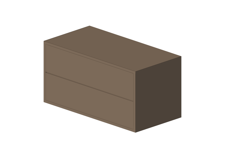 Móveis 3D - Móvel de madeira envernizada - Ikea - Eket -... Móveis 3D - Móvel de madeira envernizada - Ikea - Eket -...