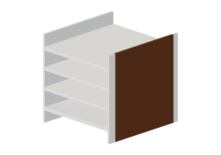 Accesorios 3D - Inserto de madera lacada - Ikea - Kallax -... Accesorios 3D - Inserto de madera lacada - Ikea - Kallax -...
