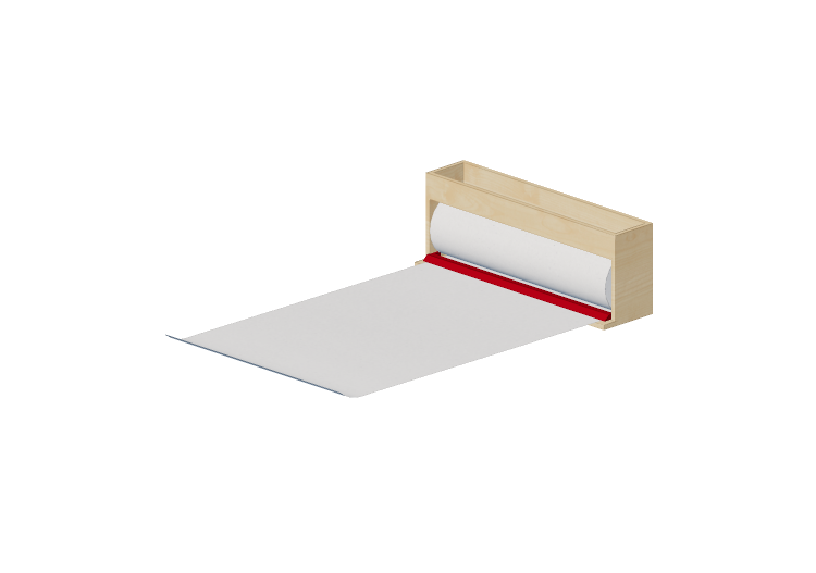 Acessórios 3D - Suporte p/ rolo de madeira - Ikea - Måla -... Acessórios 3D - Suporte p/ rolo de madeira - Ikea - Måla -...