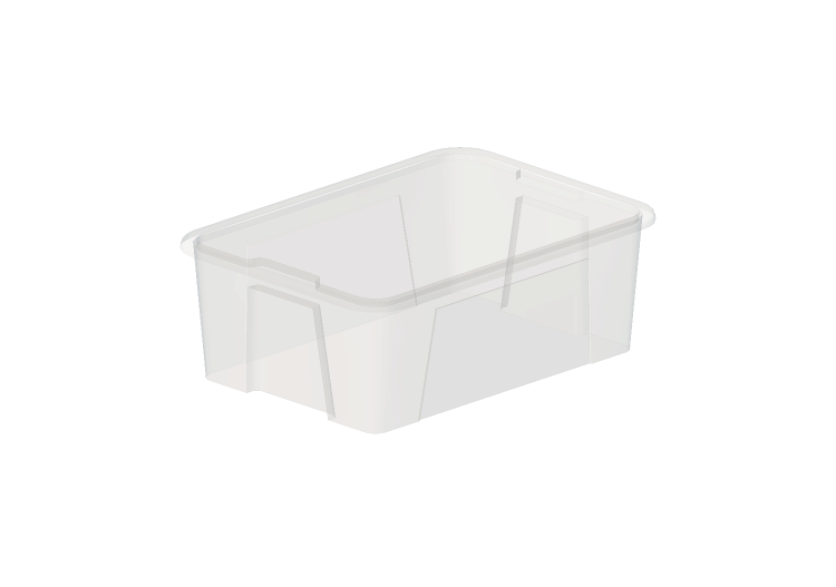 Accessoires 3D - Boîte en plastique - Ikea - Samla - IKEA Accessoires 3D - Boîte en plastique - Ikea - Samla - IKEA
