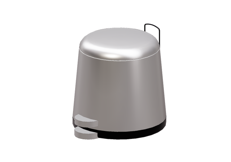 Accesorios 3D - Papelera metálica - Ikea - Snӓpp - IKEA Accesorios 3D - Papelera metálica - Ikea - Snӓpp - IKEA
