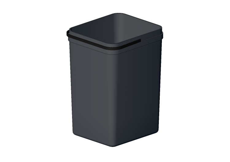Accessoires 3D - Poubelle en plastique - Ikea - Variera -... Accessoires 3D - Poubelle en plastique - Ikea - Variera -...
