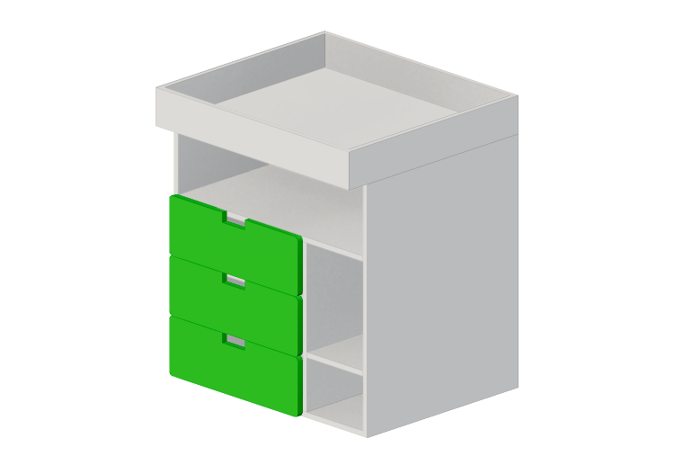 配饰 - Lacquered wooden changing table - IKEA - Stuva - IKEA 配饰 - Lacquered wooden changing table - IKEA - Stuva - IKEA