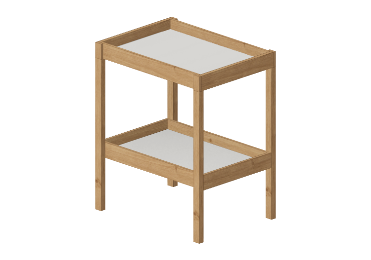 3D Accessories - Wooden changing table - IKEA - Sniglar -... 3D Accessories - Wooden changing table - IKEA - Sniglar -...