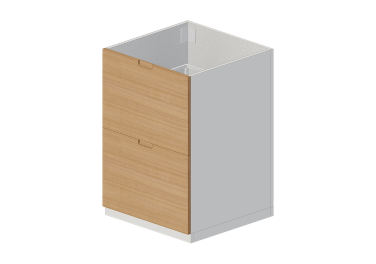 Basi 3D - Mobile base per lavello in legno laccato - Ikea -... Basi 3D - Mobile base per lavello in legno laccato - Ikea -...