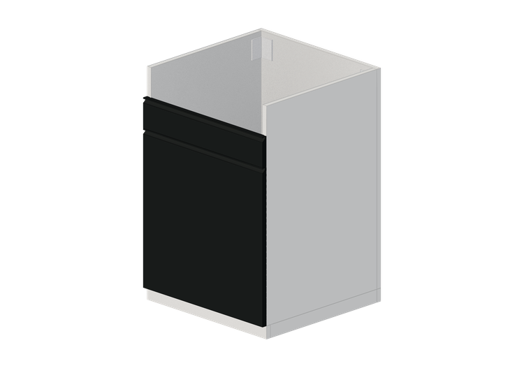 3D Bases - Armario bajo de madera lacada para fregadero -... 3D Bases - Armario bajo de madera lacada para fregadero -...