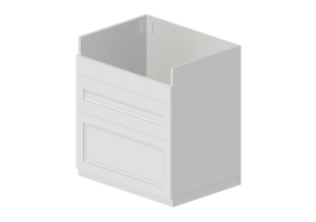 3D Bases - Armario bajo de madera lacada para fregadero - Ikea - Metod - Maximera - Axstad